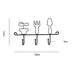 Avis Universal Crochet à clé, cintre, manteau, crochet en métal, créatif, clé murale, crochet décoratif.