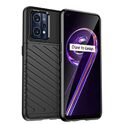 Ozzzo thunder coque housse blindee flexible pour realme 9 pro + (9 pro plus) noir