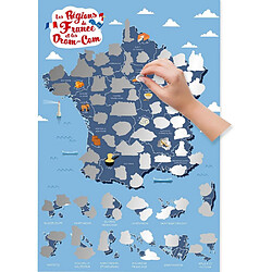 CMP Poster à gratter Régions de France.