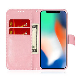 Acheter Wewoo Housse Coque Pour iPhone X / XS solide couleur boucle magnétique coloré horizontale étui en cuir PU avec titulaire et fentes cartes et portefeuille et lanière rose