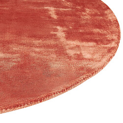 Avis Beliani Tapis en viscose orange d 140 cm GESI II