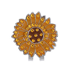 Boucle de gland de tournesol en alliage avec marqueur de balle magnétique accessoires de golf