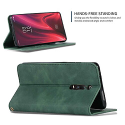 Acheter Wewoo Housse Coque Étui en cuir avec rabat horizontal magnétique Retro Skin Feel Business pour Xiaomi Mi 9T / Mi 9T Pro / Redmi K20 / K20 Vert armée