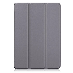 Etui en PU + TPU avec support tripliure et porte-stylet gris pour votre Apple iPad 10.2 (2019)