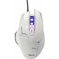 E-blue M642 USB Optique 2500DPI Droitier Blanc Souris - Souris (Droitier, Optique, USB, 2500 DPI, 4500 IPS, Blanc)