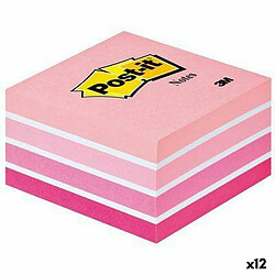 Bloc de Notes Post-it 76 x 76 mm Rose 450 Volets (12 Unités)