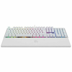 Clavier pour jeu Newskill Serike V2 Espagnol Qwerty Blanc