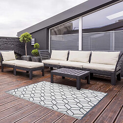 Esschert Design Tapis de jardin en polypropylène à motifs.