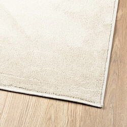 Avis vidaXL Tapis OVIEDO à poils courts beige 80x250 cm