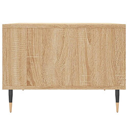 Acheter vidaXL Table basse Chêne sonoma 60x50x36,5 cm Bois d'ingénierie