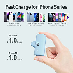 Avis SANAG Mini Batterie Externe 4800Mah Pd Fast Charging, [2024 Upgrade] Power Bank Charge Rapide Avec Affichage Led Compatible Avec Iphone 14/14 Pro/13/13 Pro/12/12 Mini/11/Se/Xr/8/7/6S, Bleu