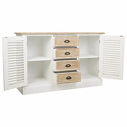 Acheter Buffet Alexandra House Living Blanc Bois de paulownia Bois MDF 40 x 80 x 124 cm