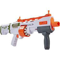 Nerf pistolet halo Bulldog SG et Flechettes Officielles blanc orange noir