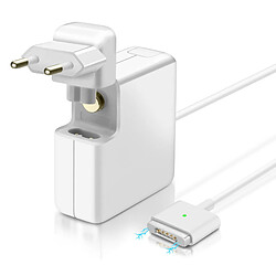 Chargeur Mural MagSafe 2 MacBook Air 45W Charge Rapide Compact A2-45 LinQ Blanc