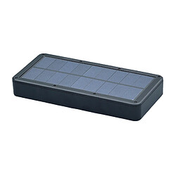 Applique solaire IP65 (800Lm 6000K A++) Noire - Voltman