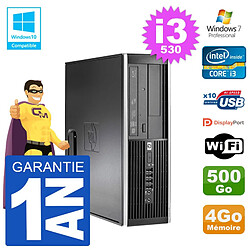 PC HP Compaq 8100 SFF i3-530 RAM 4Go Disque 500Go Graveur DVD Wifi W7 - Occasion