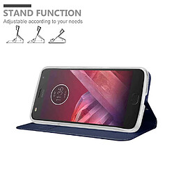 Cadorabo Coque Motorola MOTO Z2 Etui en Bleu pas cher