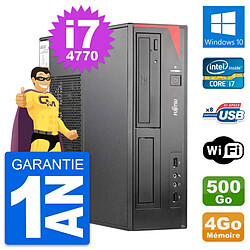 PC Fujitsu Esprimo E520 DT Intel i7-4770 RAM 4Go Disque 500Go Windows 10 Wifi - Occasion