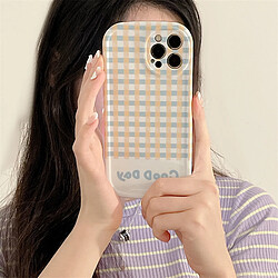 Avis GUPBOO Étui pour iPhoneXsMax Creative Contrast Color Line Square Niche Phone Case Soft