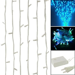 Wewoo Guirlande pour la fête de Noël, AC 110V, prise américaine lumière blanche + bleue 10m 100 LED chaîne décoration de avec 8 modes d'affichage