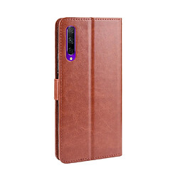 Avis Wewoo Housse Coque Étui en cuir à rabat horizontal rétro Crazy Horse Texture pour Huawei Honor 9X / 9X Proavec support et fentes cartes et cadre photo marron