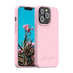 JUST GREEN Coque de Protection pour iPhone 13 Pro Natura Recyclable Rose