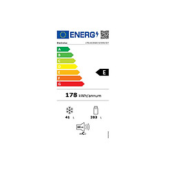 Réfrigérateur combiné 55cm 244l statique blanc - LTB1AE28W0 - ELECTROLUX