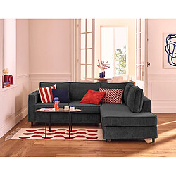 Acheter Lisa Design Housse en velours texturé pour canapé déhoussable Jake d'angle droit 5 places