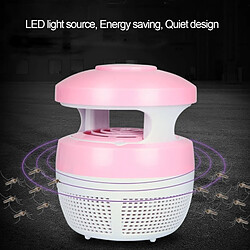 Wewoo Anti Moustique Répulsifs rose 5W 6 LED Aucune radiation Mute photocatalytique 7-fan Fan USB Killer Lamp