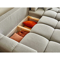 Avis Lisa Design Crocus - canapé d'angle réversible - 4 places - convertible avec coffre - en tissu