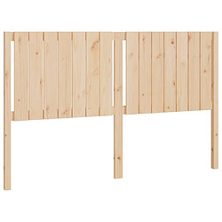 Maison Chic Tête de lit scandinave pour lit adulte,Meuble de chambre 165,5x4x100 cm Bois massif de pin -MN79925