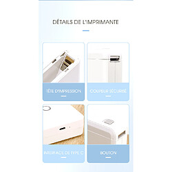 Nimbot D110 Imprimante d'étiquettes thermiques sans fil