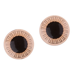 Oeil en plastique pièces oeil puces diy eyechips pour middie blythe poupée café pas cher