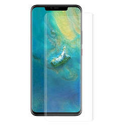 Wewoo 0.26mm 9H Dureté de la surface 3D Film anti-déflagrant incurvé à la chaleur incurvée Film de verre trempé pour Huawei Mate 20 Pro (Transparent)