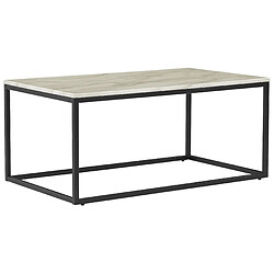 Beliani Table basse MDF Noir DELANO