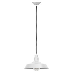 ICONIK INTERIOR Lampe de plafond - Lampe suspendue de style industriel - Flynnn Blanc