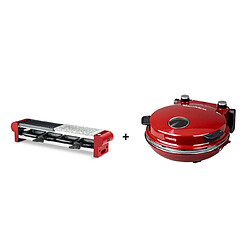 HKOENIG RP4 APPAREIL A RACLETTE PIERRE + NAPL350 FOUR A PIZZA 350°C