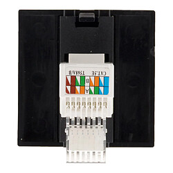 Avis Zenitech Prise TEL. RJ45. moteur seul - Noir - Simplea