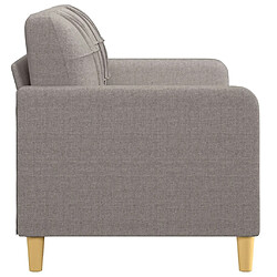 Acheter Maison Chic Canapé à 2 places,Sofa de Salon,Canapé droit Taupe 140 cm Tissu -GKD683998