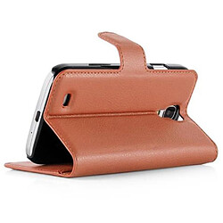 Cadorabo Coque Samsung Galaxy S4 Etui en Brun pas cher