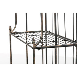 Acheter Decoshop26 Étagère de rangement plantes chaussures cuisine 4 niveaux en métal 175x66x32 cm bronze ETA10094