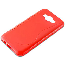 Cadorabo Coque Samsung Galaxy E7 Etui en Rouge