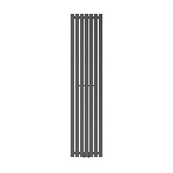 LuxeBath Radiateur Stella à panneaux anthracite 1600x370 mm raccord central salle de bain