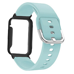 Bracelet en silicone pour votre Xiaomi Mi Band 7 Pro - bleu bébé/noir