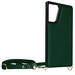 Avizar Coque Cordon Samsung Galaxy S21 Plus Multifonction avec Lanière vert