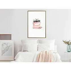 Paris Prix Affiche Murale Encadrée Pink Scent 40 x 60 cm Or