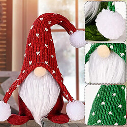 Avis Universal Gnomes de Noël rouge en peluche Santa Doll Noël Gonk nain de décoration elfe ornements