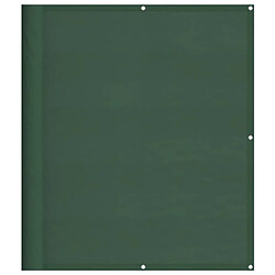 vidaXL Écran de balcon vert foncé 120x700 cm 100% polyester oxford