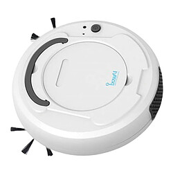 Aspirateur Robotique De Nettoyage De Sol 3-en-1 Smart Automatic Low Noise White pas cher