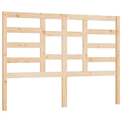 Maison Chic Tête de lit scandinave,Meuble de chambre 126x4x104 cm Bois massif de pin -MN27805